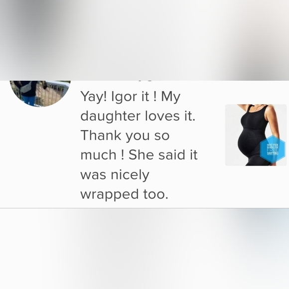 BLANQI MATERNITY BELLY SUPPORT TANK S - Picture 6 of 8